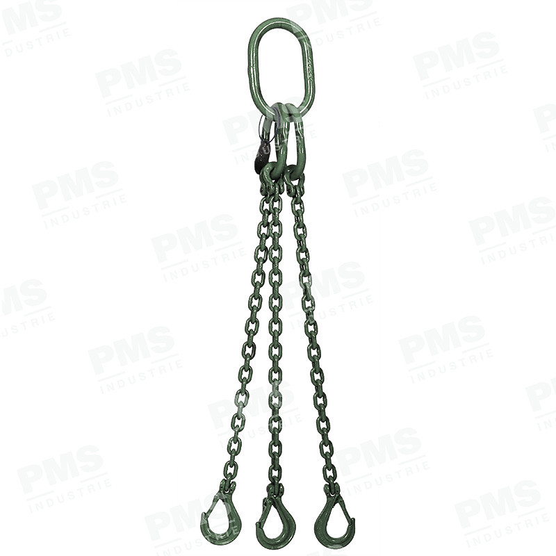 FIONDA A CATENA A 3 FILI IN ACCIAIO INOX - ECH301I