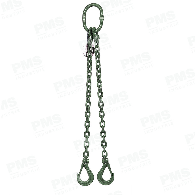 FIONDA A CATENA A 2 FILI IN ACCIAIO INOX - ECH201I