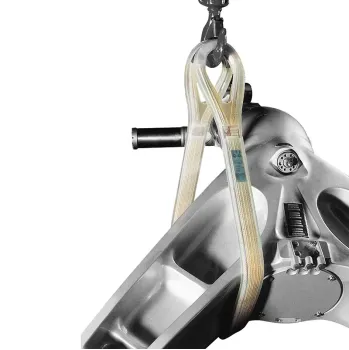 Flat wire rope slings