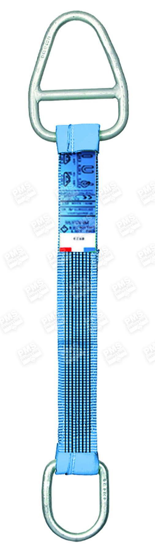 Élingue textile sangle plate de levage CMU 8 tonnes bleue - 2